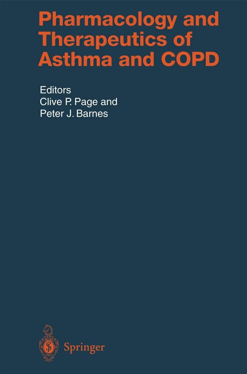 Pharmacology and Therapeutics of Asthma and COPD, 1st Edition - FULL INSTANT DOWNLOAD | PDF DOCX EPUB