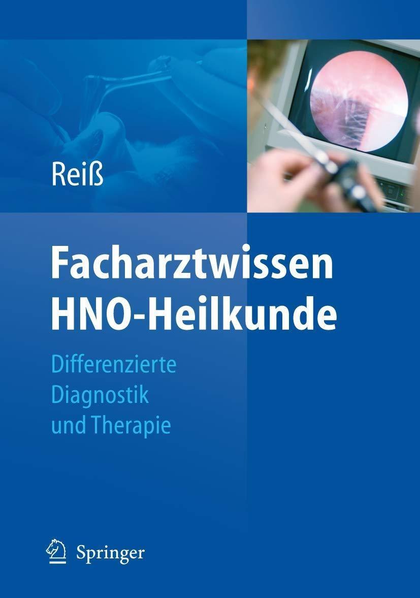 Facharztwissen HNO-Heilkunde: Differenzierte Diagnostik und Therapie, 1st Edition - FULL INSTANT DOWNLOAD | PDF DOCX EPUB
