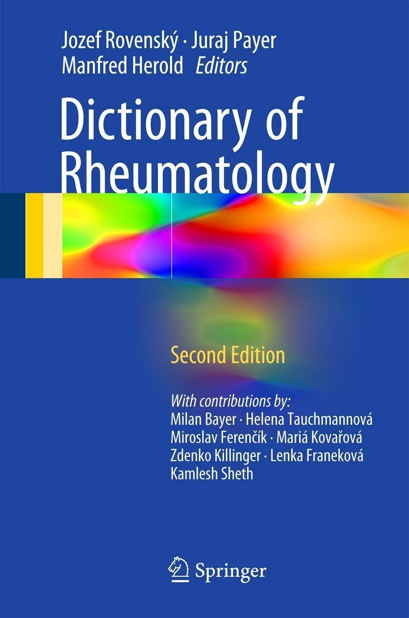 Dictionary of Rheumatology, 2nd Edition - FULL INSTANT DOWNLOAD | PDF DOCX EPUB
