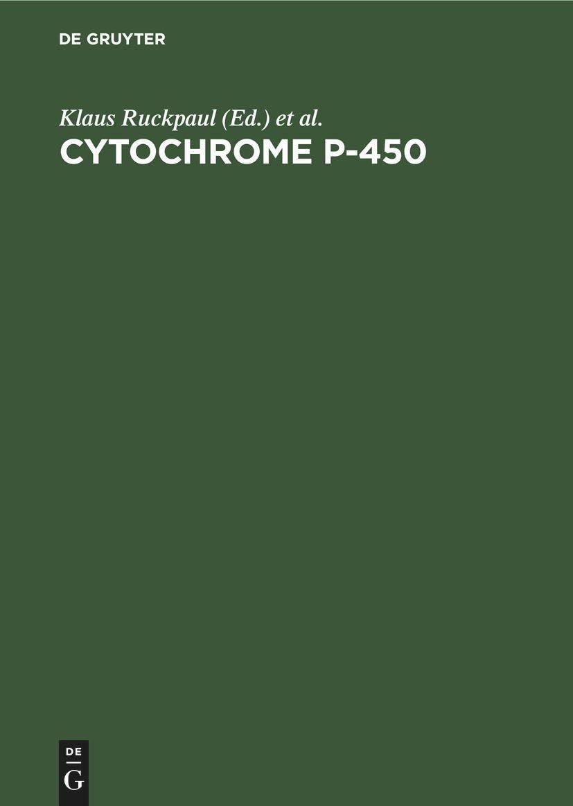 Cytochrome P-450: Structural and Functional Relationships Biochemical and Physicochemical Aspects of Mixed Function Oxidases, 1st Edition - FULL INSTANT DOWNLOAD | PDF DOCX EPUB