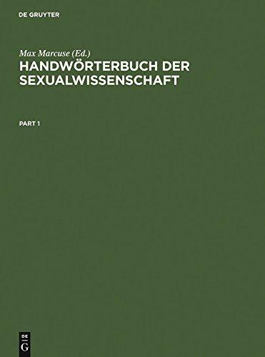 Handwörterbuch der Sexualwissenschaft: Enzyklopädie der natur- und kulturwissenschaftlichen Sexualkunde des Menschen, 2nd Edition - FULL INSTANT DOWNLOAD | PDF DOCX EPUB