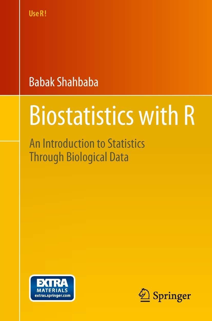 Biostatistics with R: An Introduction to Statistics Through Biological Data - FULL INSTANT DOWNLOAD | PDF DOCX EPUB