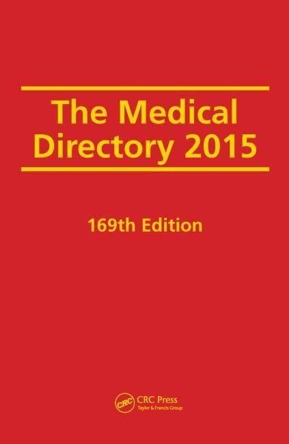 The Medical Directory 2015, 127th Edition - FULL INSTANT DOWNLOAD | PDF DOCX EPUB