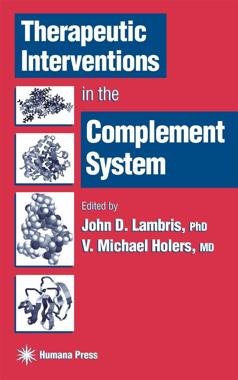 Therapeutic Interventions in the Complement System, 1st Edition - FULL INSTANT DOWNLOAD | PDF DOCX EPUB