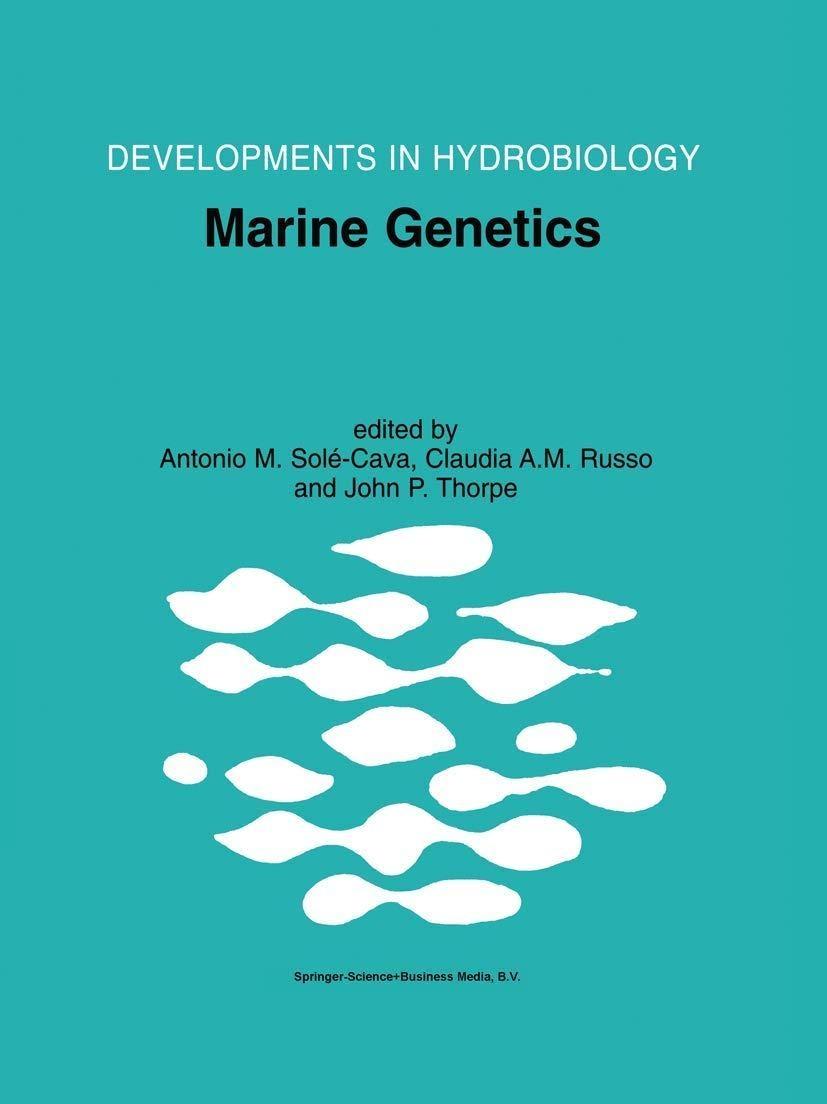 Marine Genetics, 1st Edition - FULL INSTANT DOWNLOAD | PDF DOCX EPUB