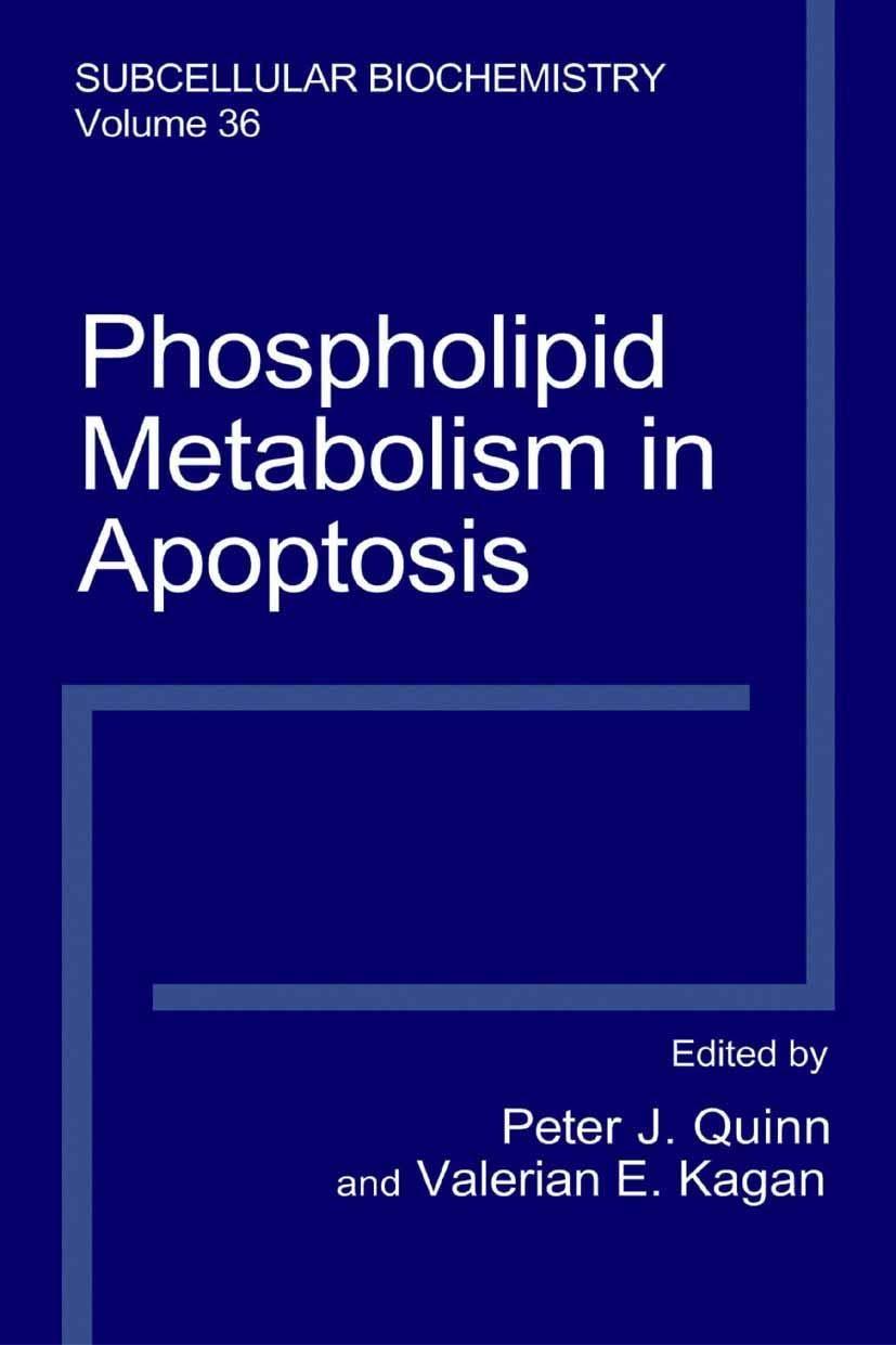 Phospholipid Metabolism in Apoptosis, 1st Edition - FULL INSTANT DOWNLOAD | PDF DOCX EPUB