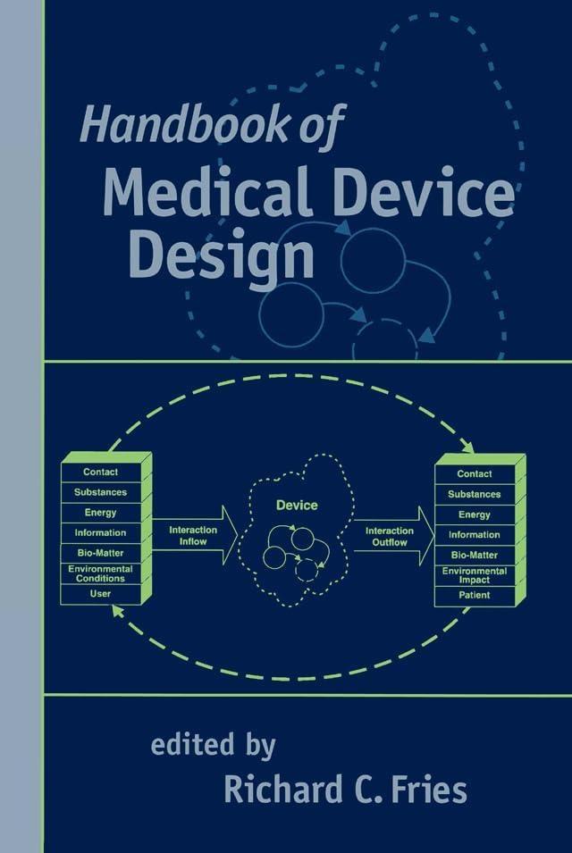 Handbook of Medical Device Design, 1st Edition - FULL INSTANT DOWNLOAD | PDF DOCX EPUB