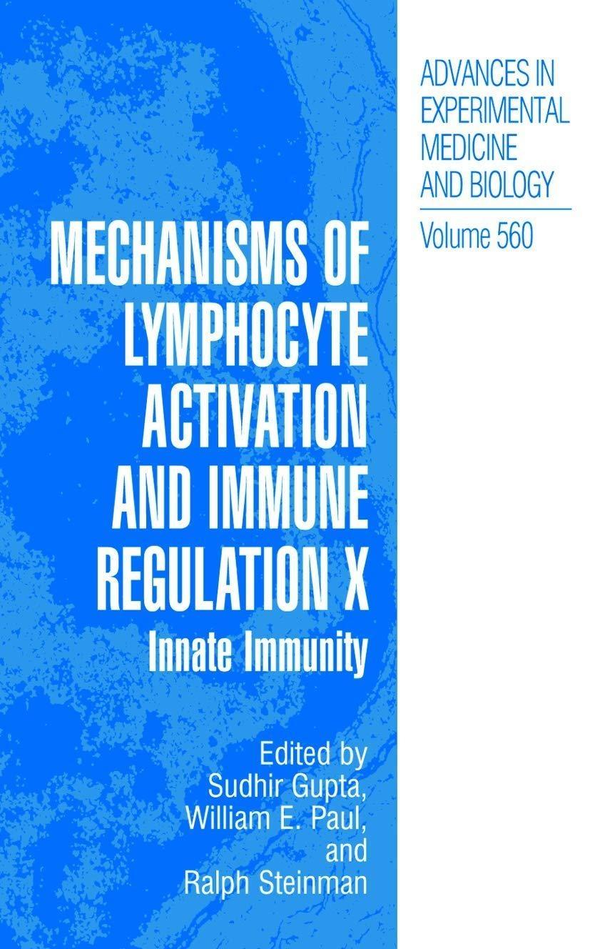Mechanisms of Lymphocyte Activation and Immune Regulation X : Innate Immunity, 1st Edition - FULL INSTANT DOWNLOAD | PDF DOCX EPUB