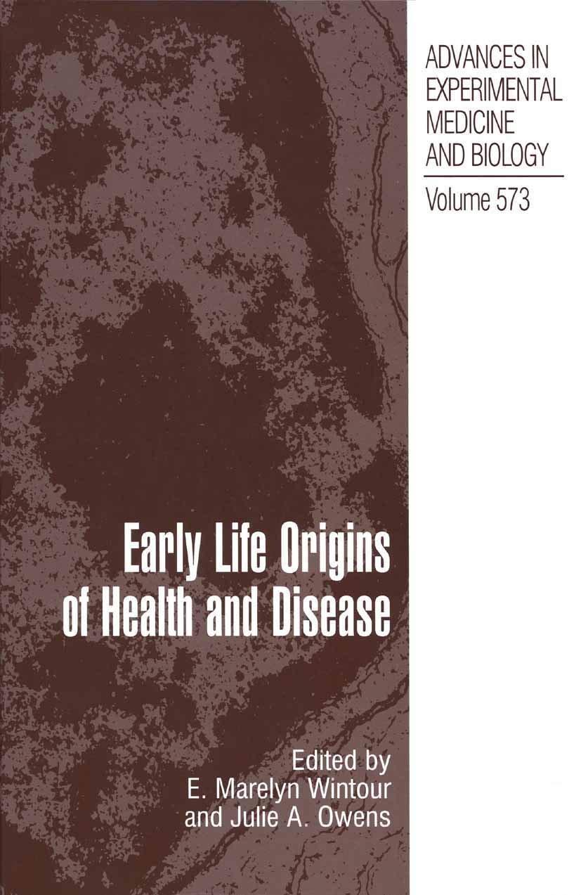 Early Life Origins of Health and Disease, 1st Edition - FULL INSTANT DOWNLOAD | PDF DOCX EPUB