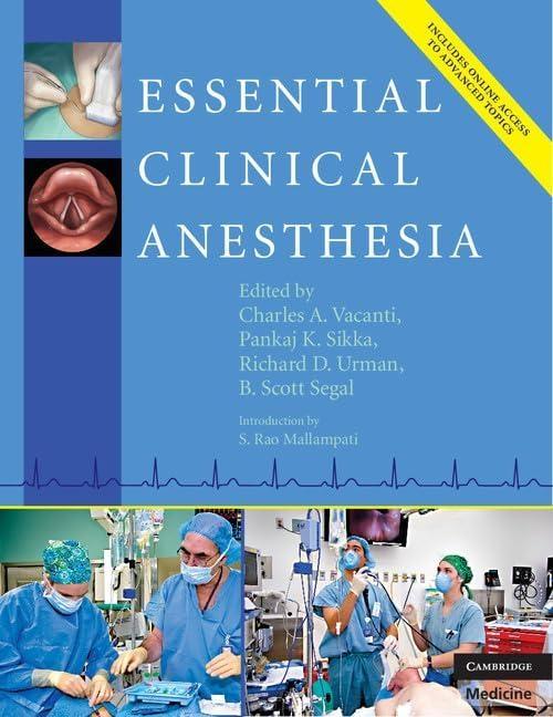 Essential Clinical Anesthesia, 1st Edition - FULL INSTANT DOWNLOAD | PDF DOCX EPUB