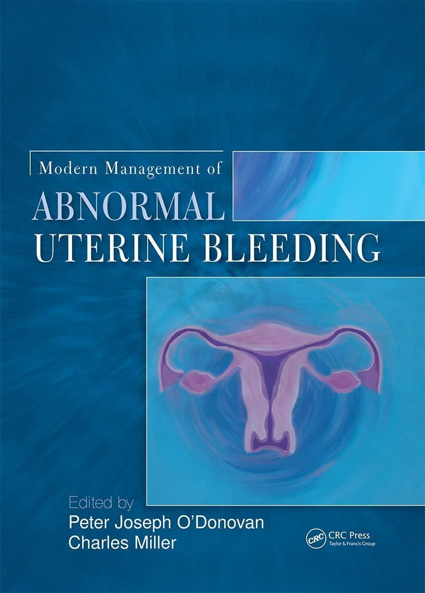 Modern Management of Abnormal Uterine Bleeding, 1st Edition - FULL INSTANT DOWNLOAD | PDF DOCX EPUB