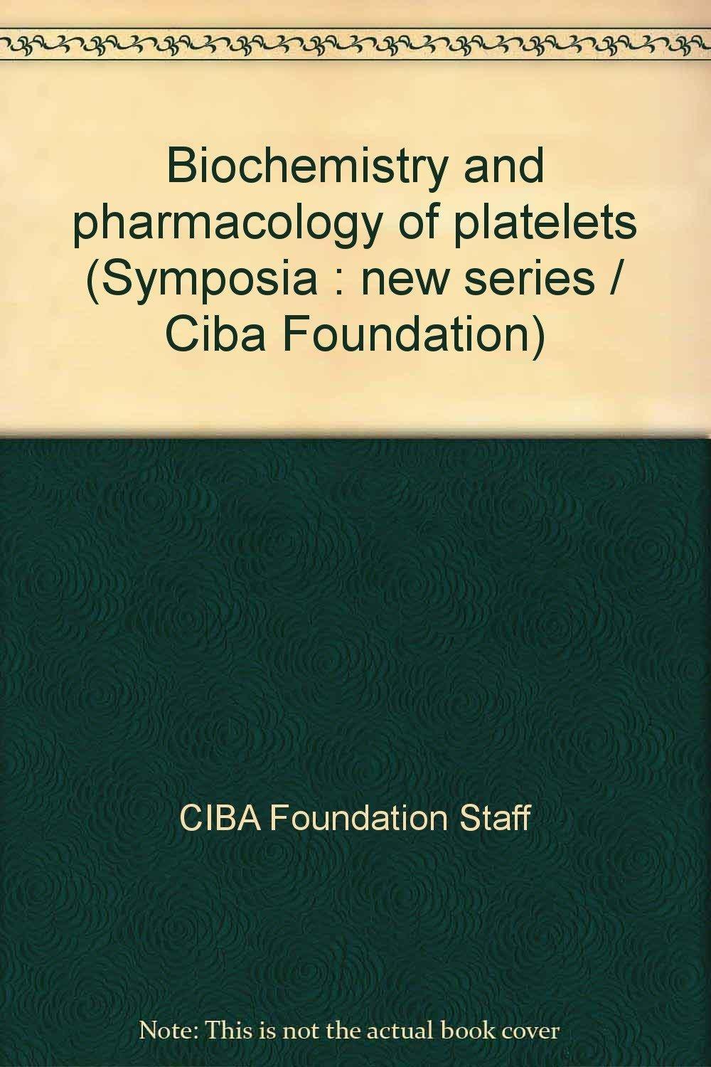 Biochemistry and Pharmacology of Platelets, 1st Edition - FULL INSTANT DOWNLOAD | PDF DOCX EPUB