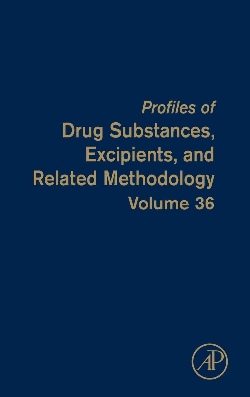 Profiles of Drug Substances, Excipients and Related Methodology - FULL INSTANT DOWNLOAD | PDF DOCX EPUB