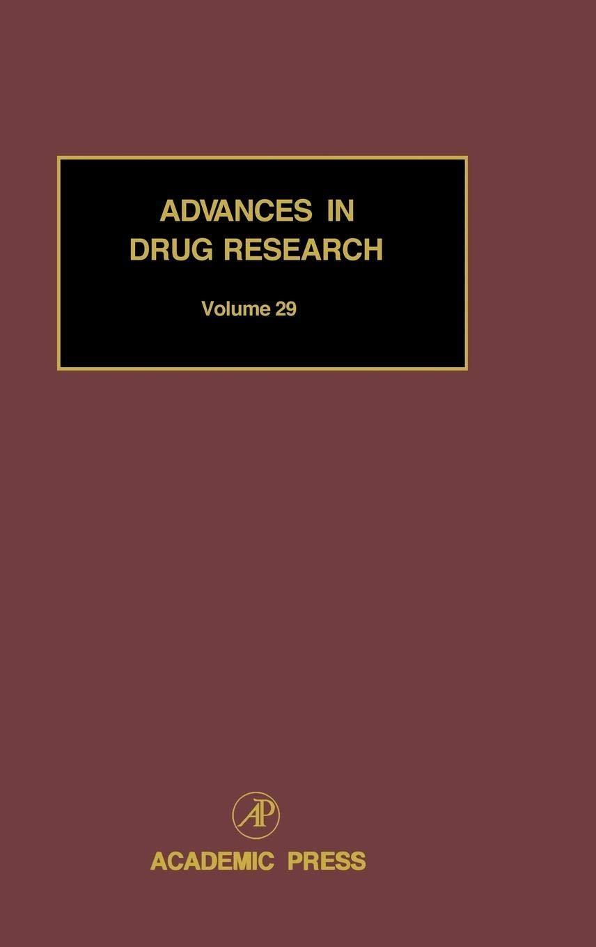 Advances in Drug Research - FULL INSTANT DOWNLOAD | PDF DOCX EPUB
