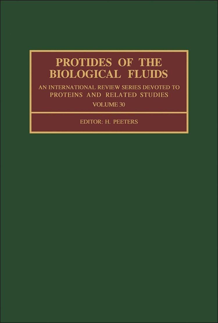 Protides of the BIological Fluids: Proceedings of the Thirtieth Colloquium, 1982 - FULL INSTANT DOWNLOAD | PDF DOCX EPUB