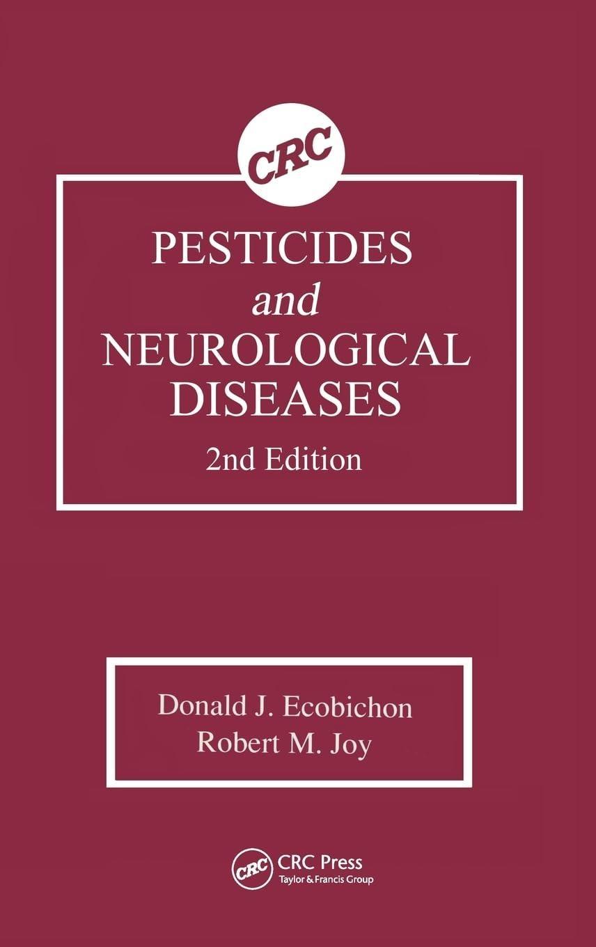 Pesticides and Neurological Diseases, 2nd Edition - FULL INSTANT DOWNLOAD | PDF DOCX EPUB