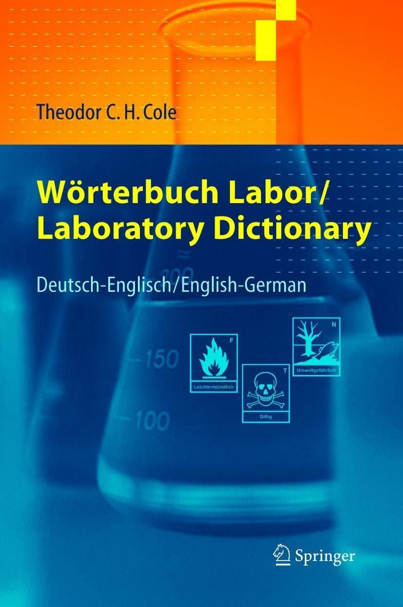 Wörterbuch Labor / Laboratory Dictionary: Deutsch/Englisch - English/German - FULL INSTANT DOWNLOAD | PDF DOCX EPUB