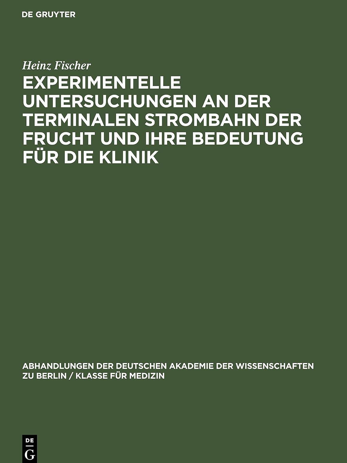Experimentelle Untersuchungen an der Terminalen Strombahn der Frucht und ihre Bedeutung für die Klinik: (Ein Beitrag zur Pathogenese des Fruchttodes), 1st Edition - FULL INSTANT DOWNLOAD | PDF DOCX EPUB