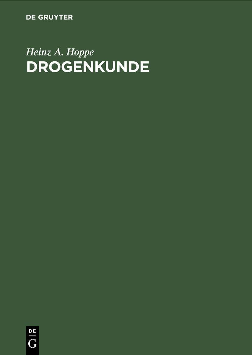 Drogenkunde, 1st Edition - FULL INSTANT DOWNLOAD | PDF DOCX EPUB