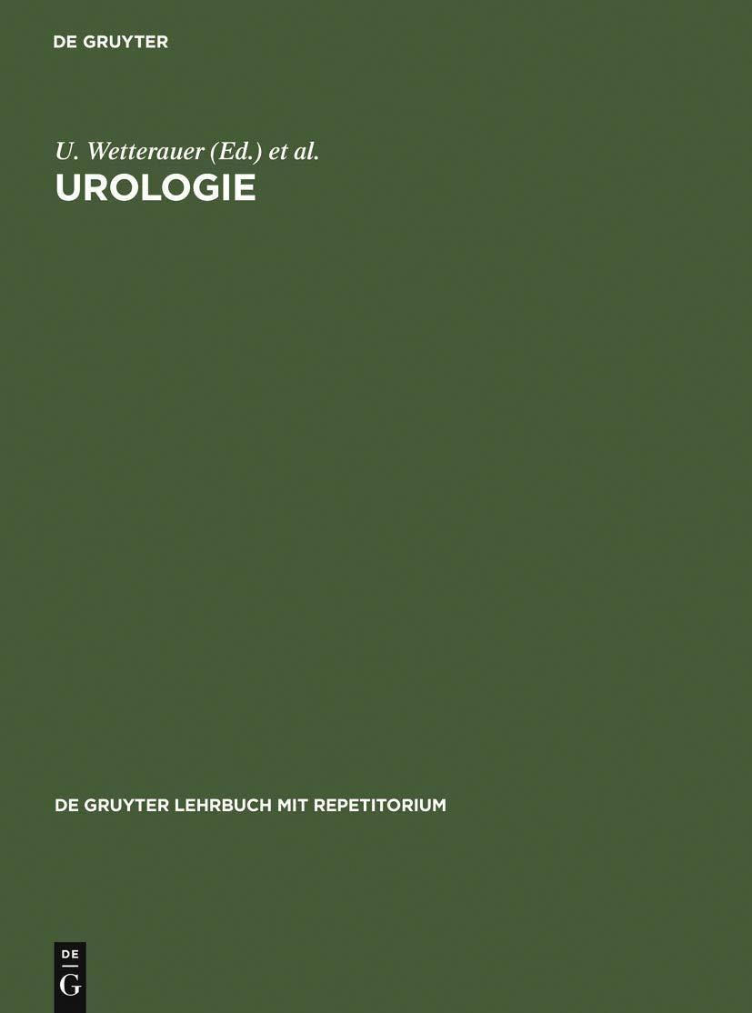 Urologie, 1st Edition - FULL INSTANT DOWNLOAD | PDF DOCX EPUB