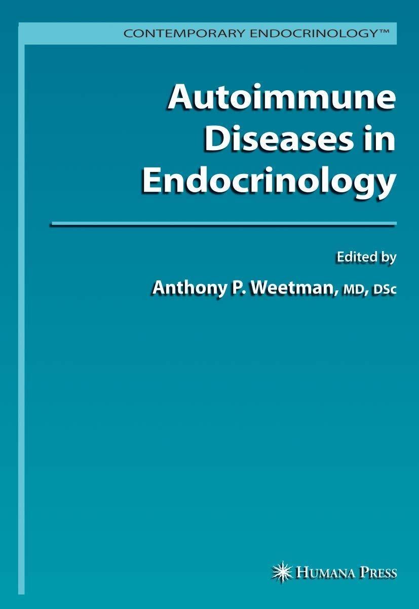 Autoimmune Diseases in Endocrinology - FULL INSTANT DOWNLOAD | PDF DOCX EPUB