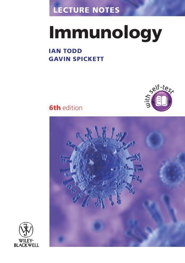 Lecture Notes: Immunology, 6th Edition - FULL INSTANT DOWNLOAD | PDF DOCX EPUB