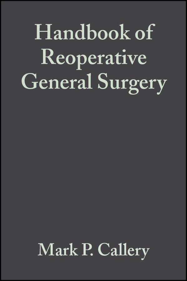 Handbook of Reoperative General Surgery, 1st Edition - FULL INSTANT DOWNLOAD | PDF DOCX EPUB