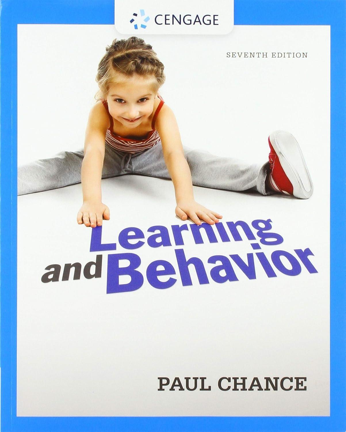 Learning and Behavior, 7th Edition - FULL INSTANT DOWNLOAD | PDF DOCX EPUB