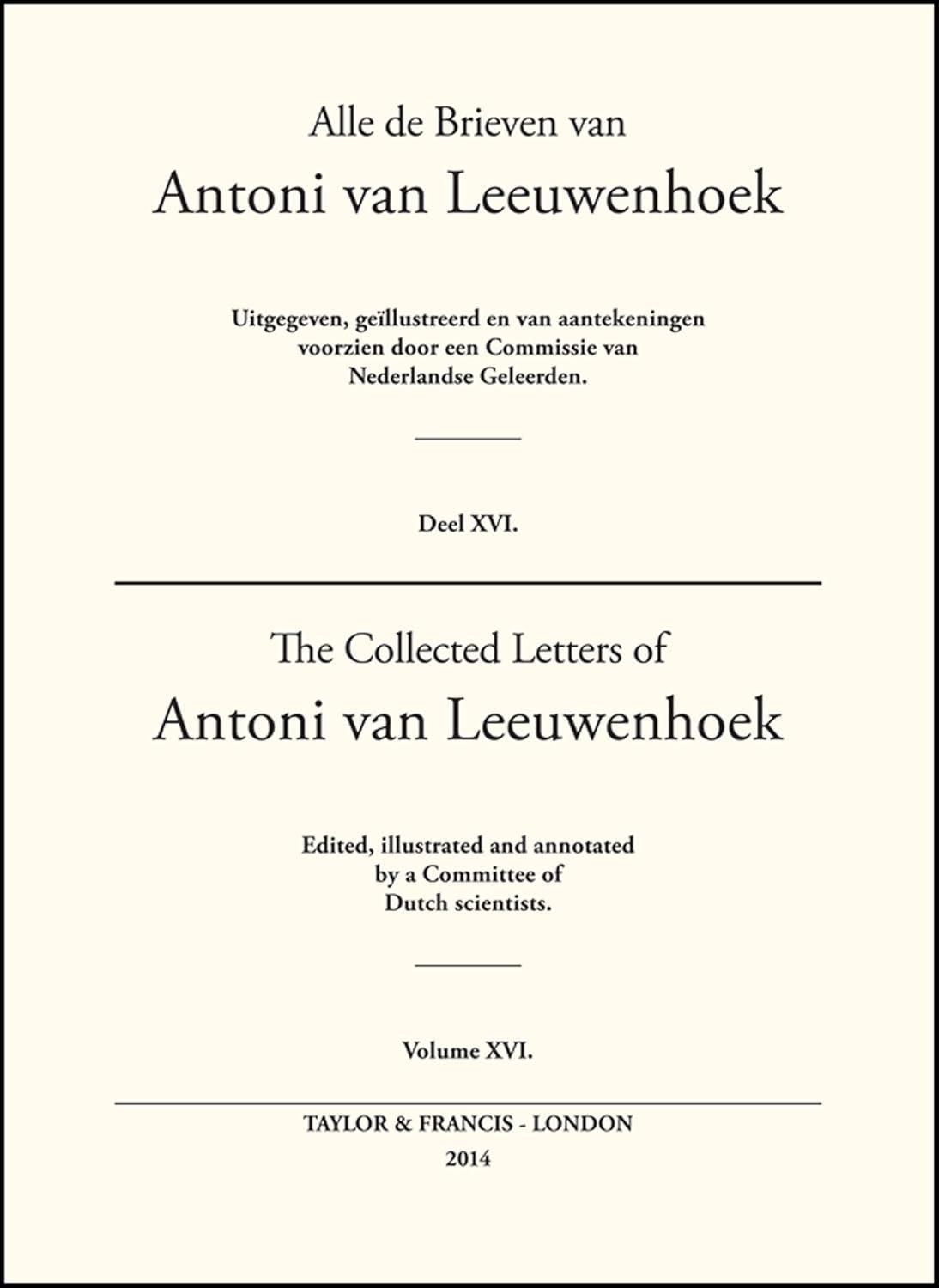 The Collected Letters of Antoni Van Leeuwenhoek - Volume 16, 1st Edition - FULL INSTANT DOWNLOAD | PDF DOCX EPUB