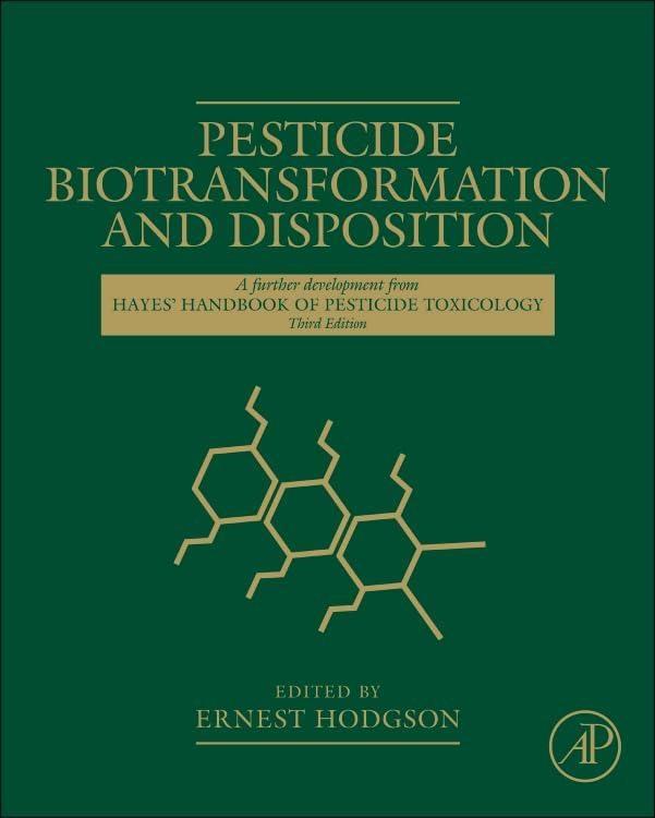 Pesticide Biotransformation and Disposition - FULL INSTANT DOWNLOAD | PDF DOCX EPUB