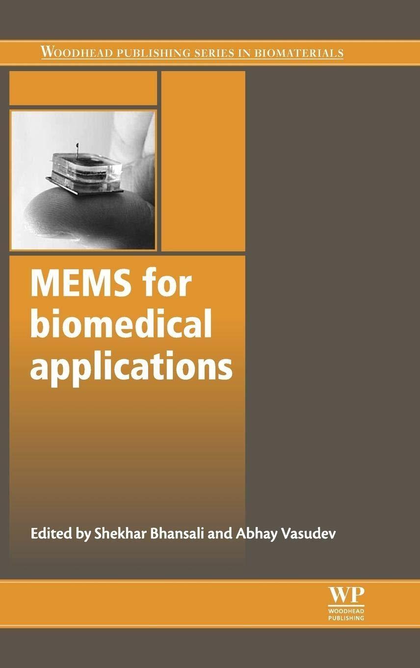Mems for Biomedical Applications - FULL INSTANT DOWNLOAD | PDF DOCX EPUB