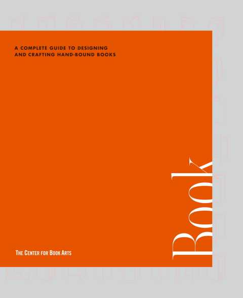 Bookforms: A complete guide to designing and crafting hand-bound books, from the Center for Book Arts - FULL INSTANT DOWNLOAD | PDF DOCX EPUB