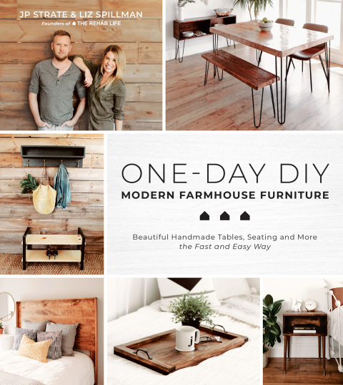 One-Day DIY: Modern Farmhouse Furniture: Beautiful Handmade Tables, Seating and More the Fast and Easy Way - FULL INSTANT DOWNLOAD | PDF DOCX EPUB