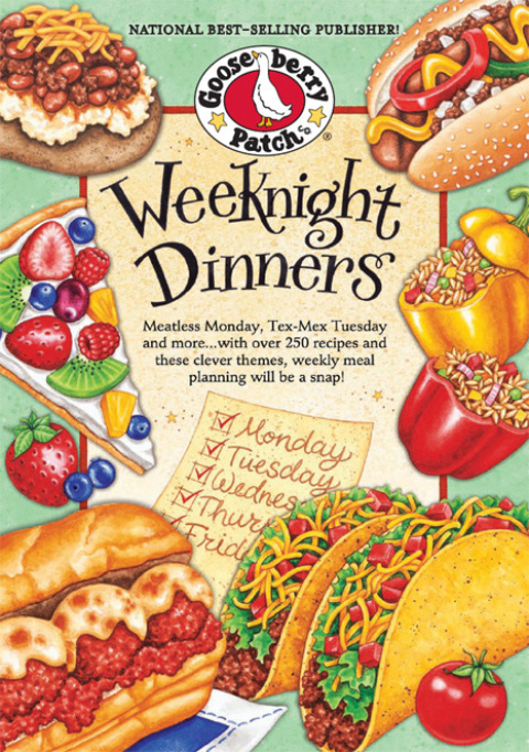 Weeknight Dinners: Meatless Monday, Tex-Mex Tuesday and more...with over 250 recipes and these clever themes, weekly meal planning will be a snap!, 1st Edition - FULL INSTANT DOWNLOAD | PDF DOCX EPUB