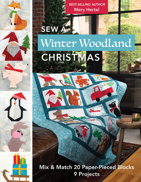 Sew a Winter Woodland Christmas: Mix & Match 20 Paper-Pieced Blocks, 9 Projects - FULL INSTANT DOWNLOAD | PDF DOCX EPUB