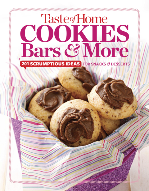 Taste of Home Cookies, Bars and More: 201 Scrumptious Ideas for Snacks and Desserts - FULL INSTANT DOWNLOAD | PDF DOCX EPUB