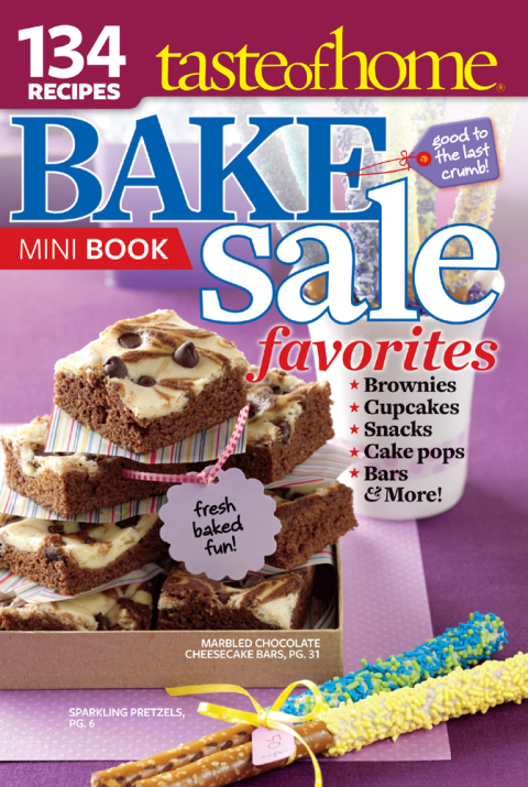 Taste of Home Bake Sale Favorites Mini Book - FULL INSTANT DOWNLOAD | PDF DOCX EPUB