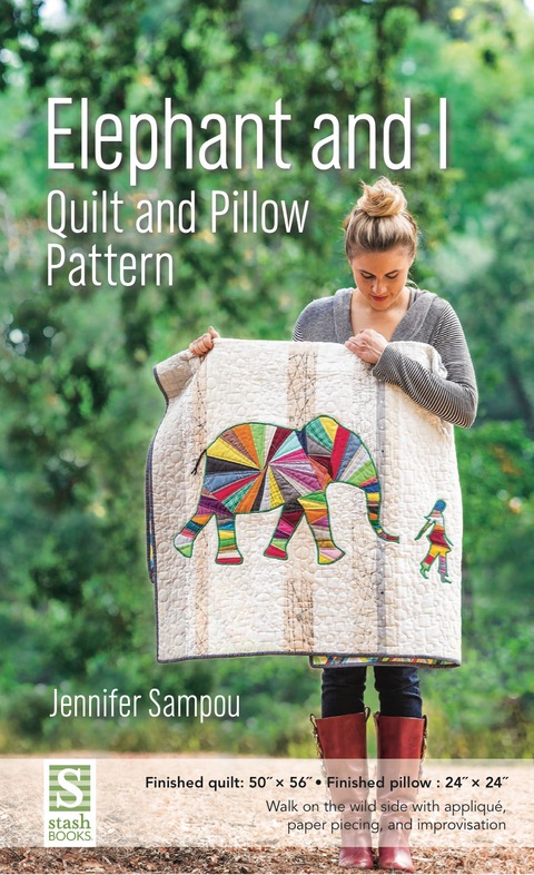 Elephant and I Quilt and Pillow Pattern - FULL INSTANT DOWNLOAD | PDF DOCX EPUB