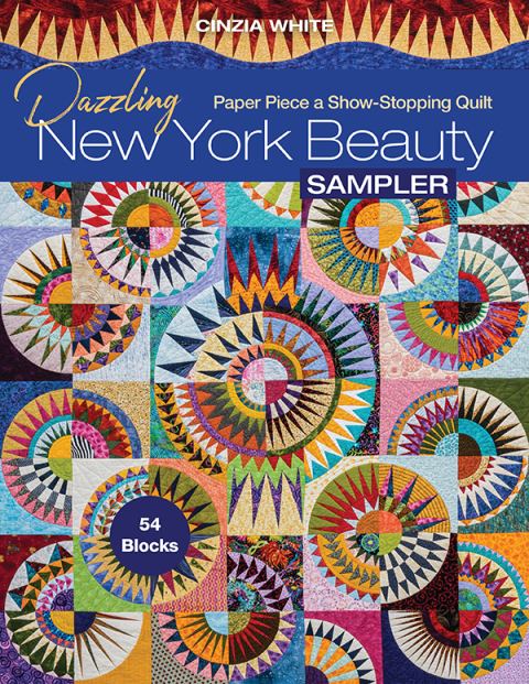 Dazzling New York Beauty Sampler: Paper Piece a Show-Stopping Quilt; 54 Blocks - FULL INSTANT DOWNLOAD | PDF DOCX EPUB
