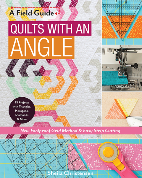 Quilts with an Angle: New Foolproof Grid Method & Easy Strip Cutting; 15 Projects with Triangles, Hexagons, Diamonds & More - FULL INSTANT DOWNLOAD | PDF DOCX EPUB