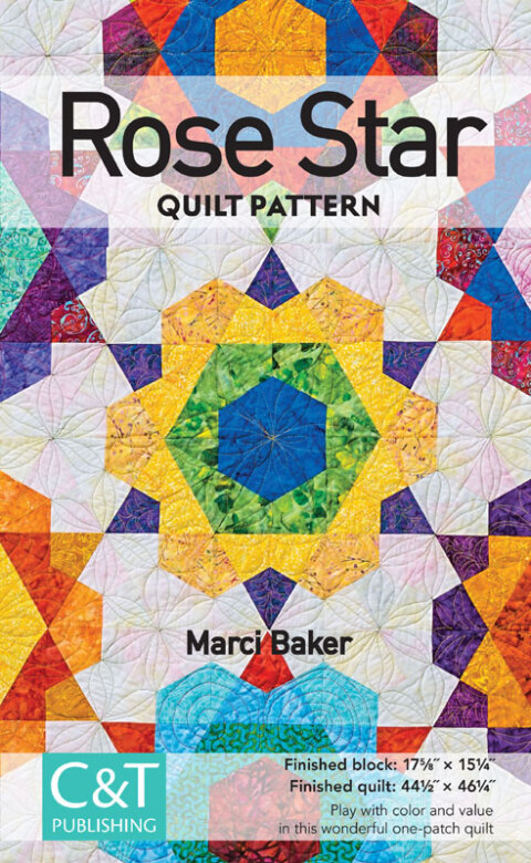 Rose Star Quilt Pattern - FULL INSTANT DOWNLOAD | PDF DOCX EPUB