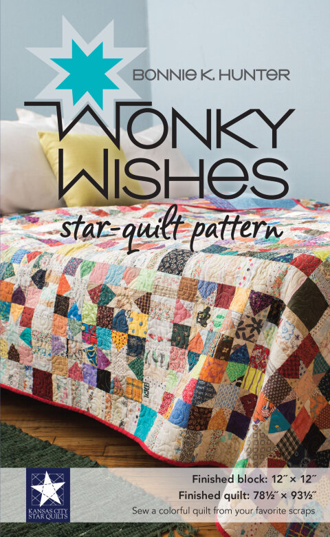 Wonky Wishes Star-Quilt Pattern - FULL INSTANT DOWNLOAD | PDF DOCX EPUB