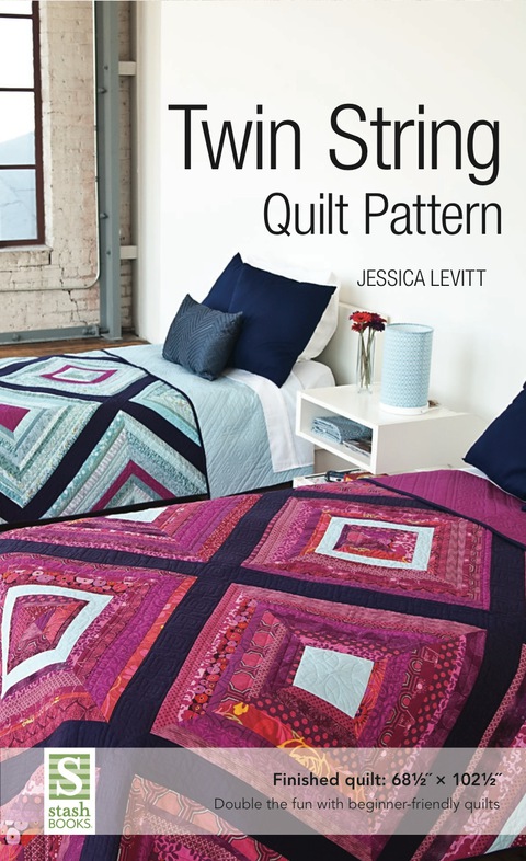 Levitt Twin String Quilt Pattern - FULL INSTANT DOWNLOAD | PDF DOCX EPUB