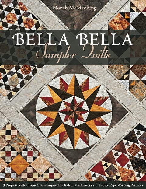 Bella Bella Sampler Quilts: 9 Projects with Unique Sets • Inspired by Italian Marblework • Full-Size Paper-Piecing Patterns - FULL INSTANT DOWNLOAD | PDF DOCX EPUB
