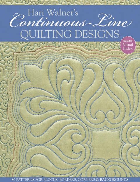 Hari Walner's Continuous-Line Quilting Designs: 80 Patterns for Blocks, Borders, Corners, & Backgrounds - FULL INSTANT DOWNLOAD | PDF DOCX EPUB