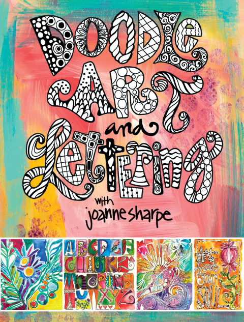 Doodle Art and Lettering with Joanne Sharpe: Inspiration and Techniques for Personal Expression - FULL INSTANT DOWNLOAD | PDF DOCX EPUB