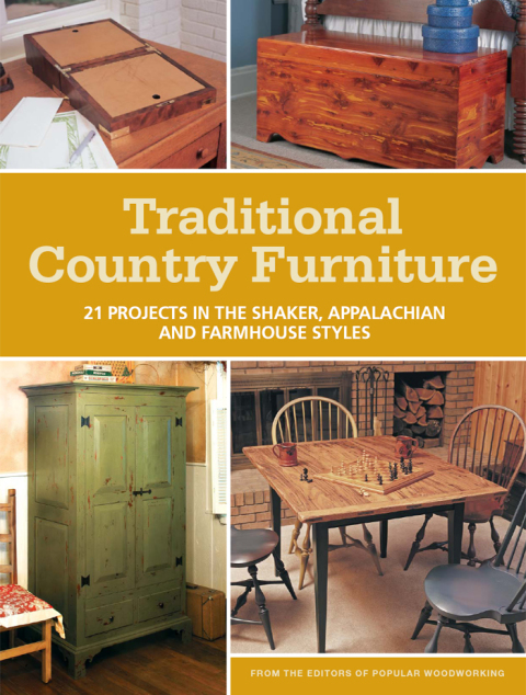 Traditional Country Furniture: 21 Projects in the Shaker, Appalachian and Farmhouse Styles - FULL INSTANT DOWNLOAD | PDF DOCX EPUB