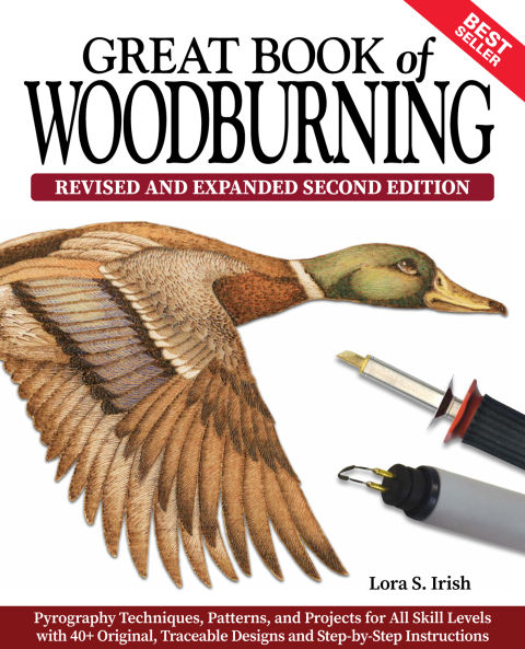 Great Book of Woodburning, Revised and Expanded Second Edition: Pyrography Techniques, Patterns, and Projects for All Skill Levels with 40+ Original, Traceable Designs and Step-by-Step Instructions, 2nd Edition - FULL INSTANT DOWNLOAD | PDF DOCX EPUB