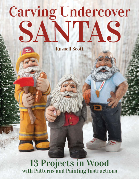 Carving Undercover Santas: 12 Projects in Wood with Patterns and Painting Instructions - FULL INSTANT DOWNLOAD | PDF DOCX EPUB