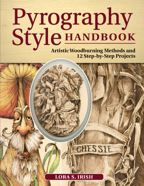 Pyrography Style Handbook: Artistic Woodburning Methods and 12 Step-by-Step Projects - FULL INSTANT DOWNLOAD | PDF DOCX EPUB